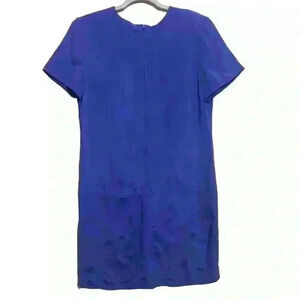 Jones New York Dress 100% Silk Blue Size 10
